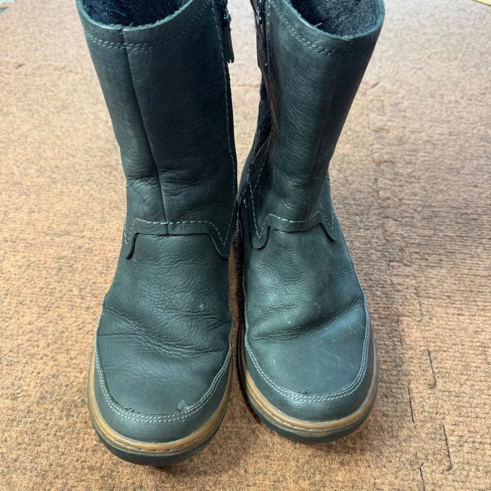 Merrell Decora Prelude Waterproof Winter Boots Black Leather Insulated J02090 7